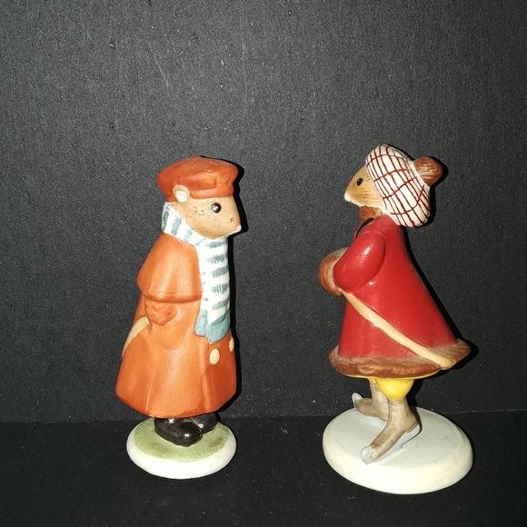 Franklin Mint Woodmouse family GEORGE anf POPPY - Picture 2 of 4